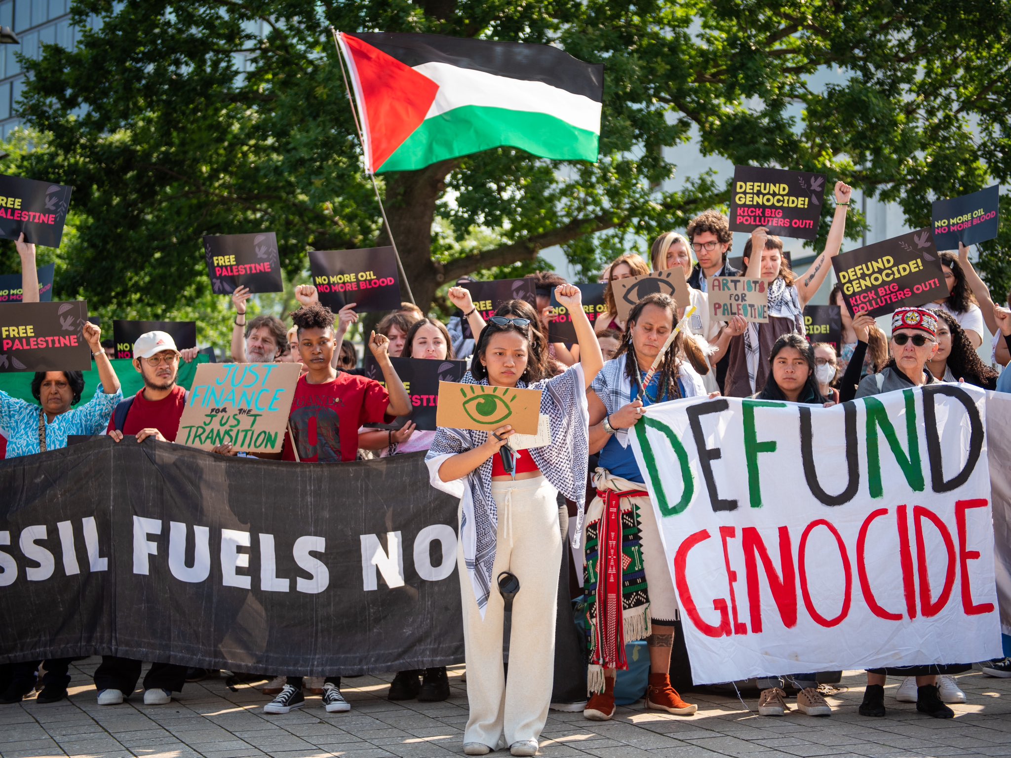 DEFUND GENOCIDE .
